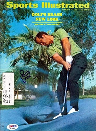 Списание Спортс илюстрейтид с автограф на Боб Lanna PSA/DNA #X23293 - Списания по голф с автограф