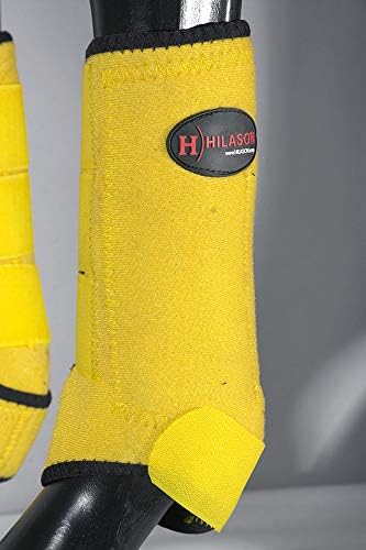 Чифт спортни обувки HILASON L M S Horse Front Leg Ultimate Жълт Черен