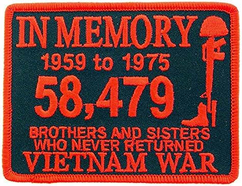 Войниците на Съединените Щати в памет на 58 479, Братята и сестрите, които така и не са се върнали от Виетнам, Бродирана