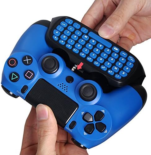 Клавиатурата на контролера PS4, Акумулаторна Безжична клавиатура за онлайн игри с подкрепата на 2,4 G, чат-на