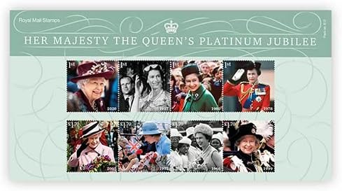 Великобритания нейно Величество Кралица Елизабет Platinum Годишнина са подбрани Поща и Пощенски марки | - Известните Пощенски