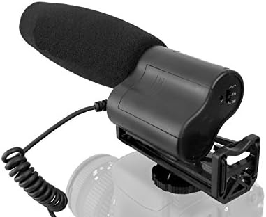 Микрофон Shotgun (стерео) с предното стъкло и капачката на Мъртва Котка за Fujifilm X70 (включва и адаптер за 2,5 мм)