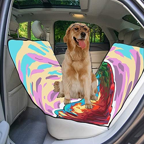ENEVOTX Калъф За седалка Кучета По Поръчка, Графити, Креативна Модна Печат, Покривала за автомобилни седалки за Кучета,
