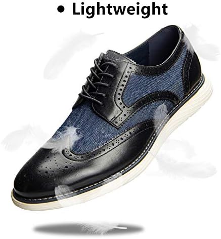 JITAI / Мъжки обувки-Oxfords, Модел обувки с перфорации тип броги дантела, мъжки лека модни обувки.