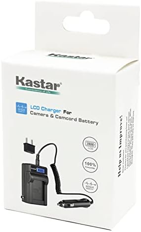 Батерия Kastar 4-Pack CGA-D08 и LCD ac зарядно е Съвместим с Panasonic PV-DV953, PV-GS2, PV-GS9, PV-GS11,