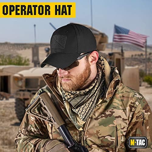M-Так Operator Hat - Тактическа бейзболна шапка - Шапка с ивици в армия стил за мъже и жени