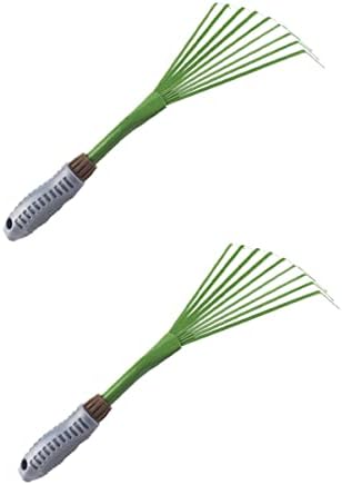 HANABASS Tools Инструмент 4 бр Градински гребла за листата и тревата, гребла за оран билки, гребла за сухи листа,