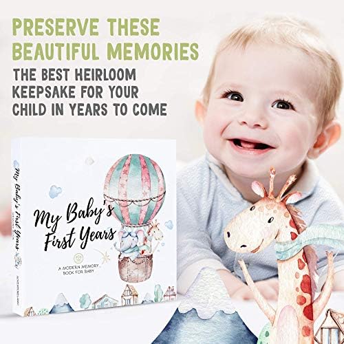 Рамка за снимка с сонограммой на детето И комплект дневници на памет за първите 5 години от живота на детето Подаръци на