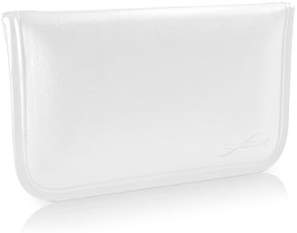 Калъф BoxWave, който е съвместим с Samsung Galaxy A7 ( Г.) (Case by BoxWave) - Луксозни Кожена чанта-месинджър, дизайн своята практика-плик от изкуствена кожа за Samsung Galaxy A7 () - цвят на слон?