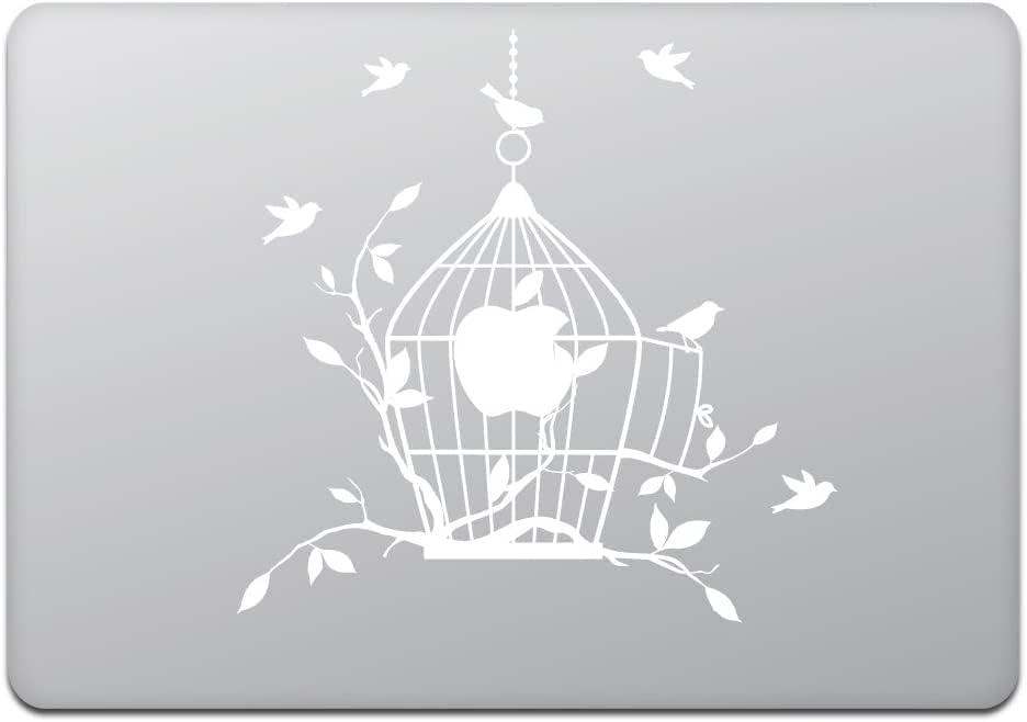 Вид на магазина MacBook Air/Pro 11/13 Инчов MacBook Стикер Птичья Клетка Птица, Открита Птичья Клетка Безплатен
