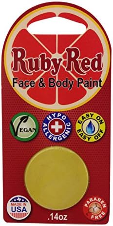 Ruby Red Paint, Inc. Боя за лице 2M516, 2 мл, Круша, 4 бр.