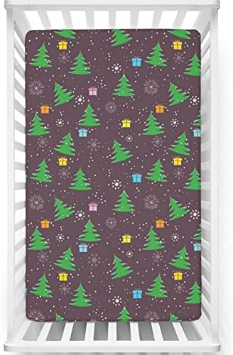 Чаршаф за легло с Коледна тематика, Ултра Мек Материал - Детска чаршаф за момчета и момичета, Многоцветен, 52 x 28 См