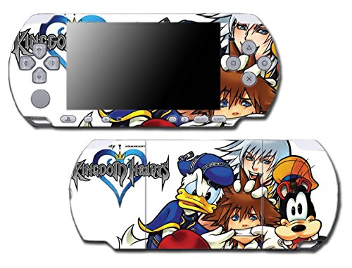 Kingdom Hearts Гуфи Сора Доналд видео игра Мики Vinyl Стикер на Кожата Стикер Калъф за Sony PSP на Playstation Portable
