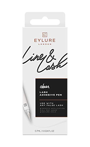 Залепваща дръжка-чувствах върха писалка Eylure Line & Lash за фалшиви мигли, Бистра, 0,7 мл