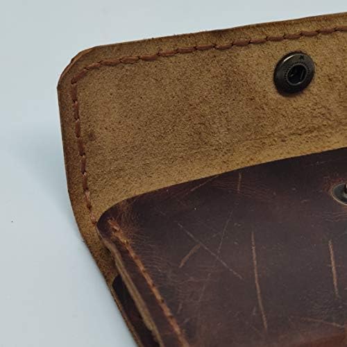 Чанта-кобур от естествена кожа за Huawei nova 4e Калъф за вашия телефон ръчна изработка от естествена кожа, Изработен
