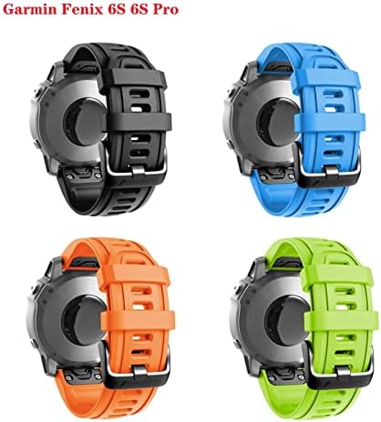 ANKANG 26 20 22 ММ Силикон быстроразъемный каишка за часовник Garmin Fenix 6X 7X Watch Easyfit Каишка на китката (Цвят: