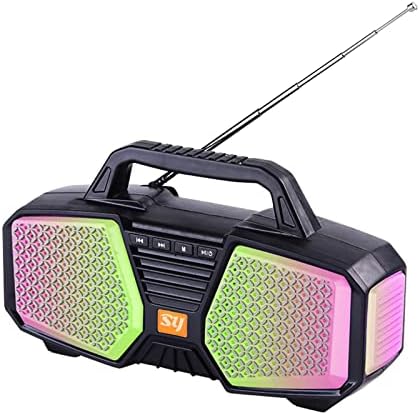 YIISU #k442MY Преносими осветителни тела Bluetooth Аудио Портативни Говорители на Звука Dj на закрито и на открито Стерео високоговорители, Мигащи Светлини за партита A