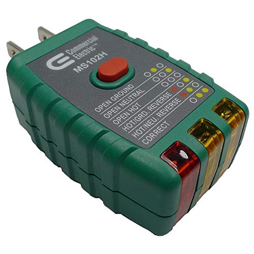 Търговска Електрически Тестер за напрежение 110-220 На ac/dc с тестер контакти GFCI