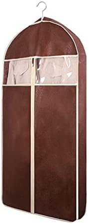 SLNFXC Домашни Съраунд Палто, Прахоустойчив калъф за дрехи, Дълъг Пуховик, Чанта за съхранение пылезащитной дрехи (Цвят: E, размер: 88x60 см)