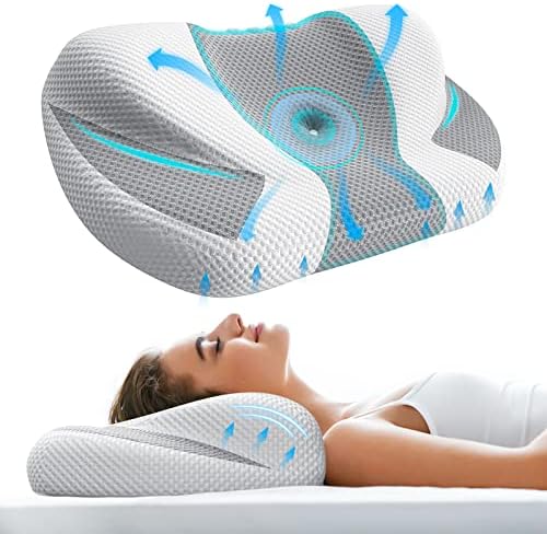 Възглавници от пяна с памет ефект за шийката на матката Zrfmib, Страничната въздушна Възглавница за сън, за Болки