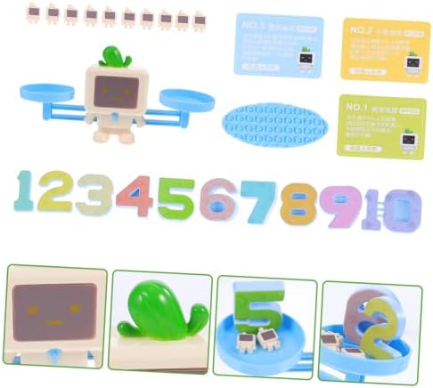 Toyvian 1 Комплект Тежести за Балансиране на Настолни Играчка Робот за Деца, Играчки за деца, Детски модул за Обучение Подарък Бебешки Играчки Баланс е Математическа И?