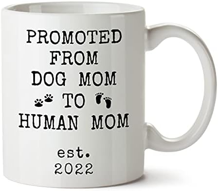 Обявяването на Раждането на Новата мама Pocstar Design Baby Reveal 2022, Чаша За Съпруга От съпруг, Рекламираната мама-Куче