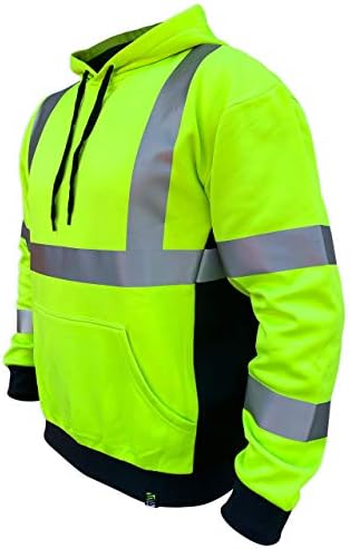 Защитно риза SS360 ANSI клас 3 Защитно hoody жълт цвят (защитен зелен)