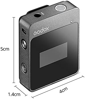 Безжичен микрофон система GODOX MoveLink M1 с честота 2,4 Ghz за блогъри, ютуберов, лектори, интервюта, филми и много други. (M1)