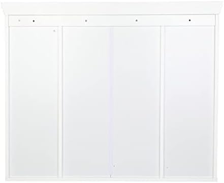 n/a (80 X 15 X 65,5) см, с две врати, с монтиран на стената шкаф за баня от Бял Шкаф за баня, Шкафове