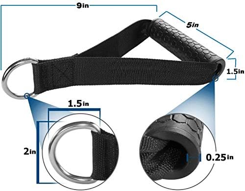 Дръжки за колан за упражнения AIKESEWAY, сменяеми аксесоари за кабелни симулатори, стойки за кабелни макари за фитнес
