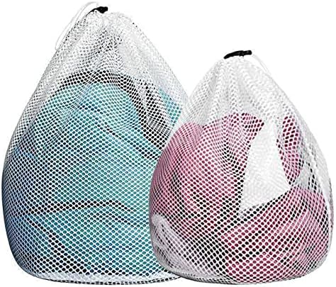 Мрежест чанта за дрехи с голям размер На окото на трайно материал с цип за кабела на Идеалната машинно пране Мрежест