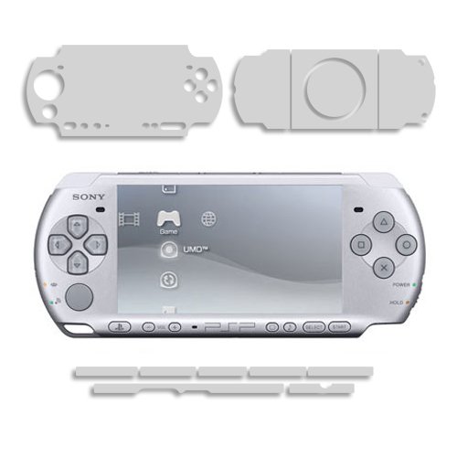Защитно фолио за цялото тяло Skinomi е Съвместимо с Sony PSP 3000 (Защитно фолио за екрана + задната част на кутията)