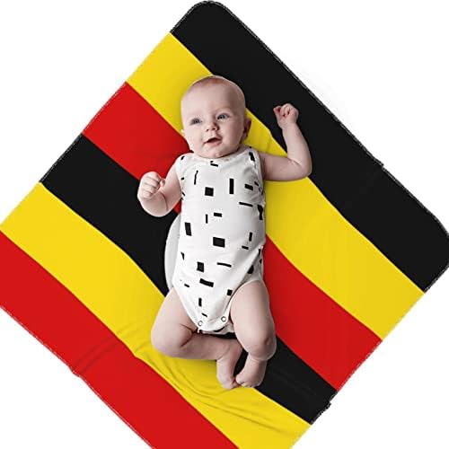 Знаме на Уганда Детско Одеало, Като Одеало за Бебета, Калъф за Свободни Новородени, Обвивка