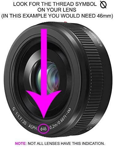 Сенник за обектив обектива (под формата на лоба) за Canon EOS RP (58 mm)