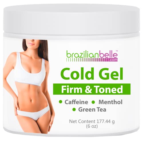 Бразилски студен гел Belle с кофеин и екстракт от зелен чай - Подобрява текстурата на кожата, овлажнява я - Криогель